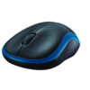 Logitech M185 ασύρματο ποντίκι σε μαύρο-μπλε χρώμα