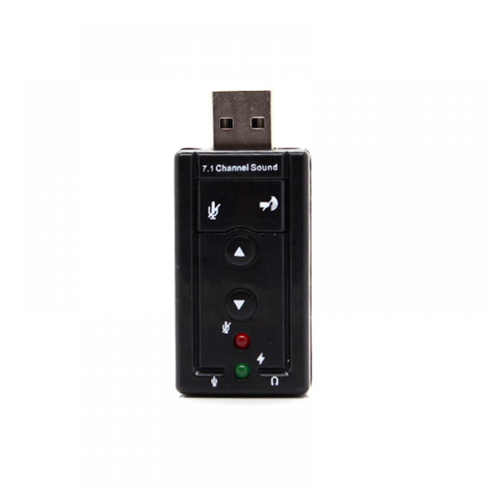 USB αντάπτορας ήχου 7.1 με κουμπιά έντασης