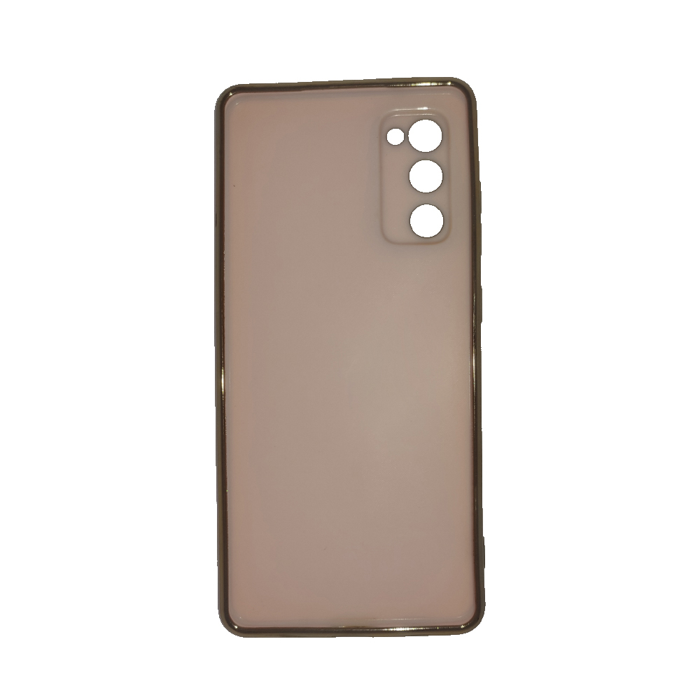 Silicone Case for Samsung Galaxy S20FE Pink-Gold