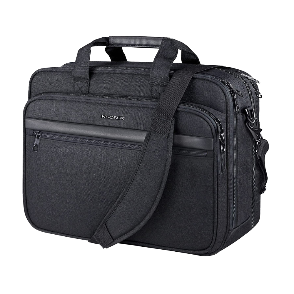 Kroser Laptop Bag up to 17.3″ Expandable Waterproof with RFID Pocket