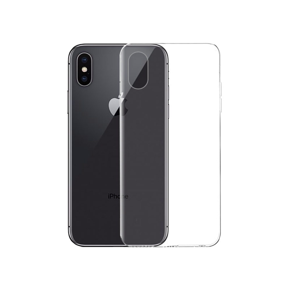No Brand Silicone Case for Apple iPhone X Transparent