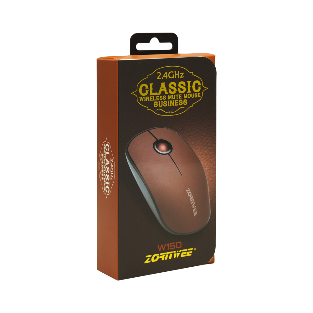 Zornwee W150 Wireless Mouse Silent 1200dpi Brown – 006542_2