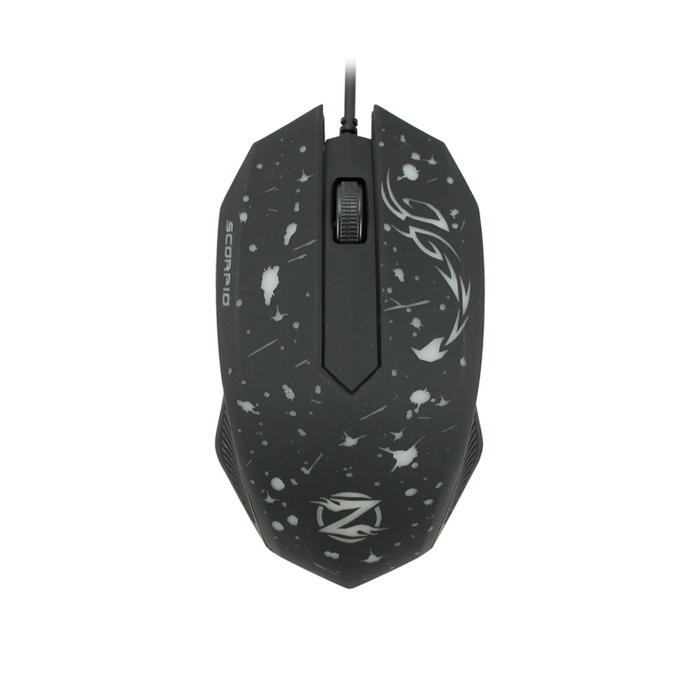 Zornwee XG68 Walker Backlight Game Mouse 1200DPI Black – 009734
