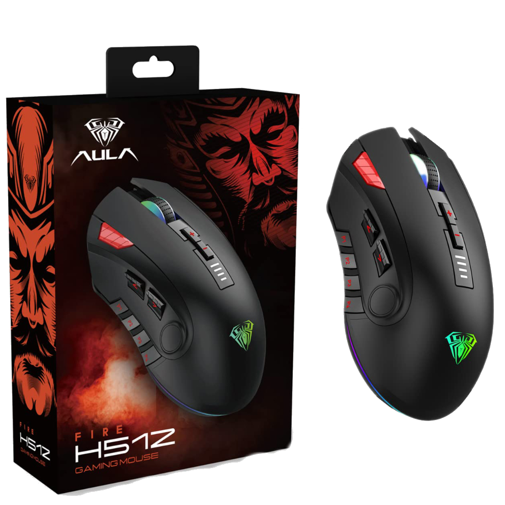 Aula H512 Fire Gaming Mouse RGB – 212814