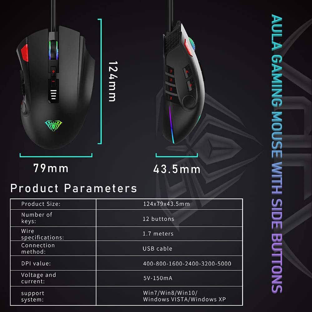 Aula H512 Fire Gaming Mouse RGB – 212814_7