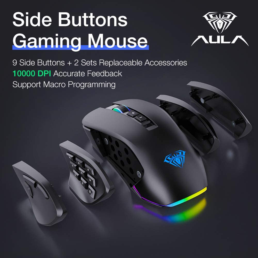 Aula H510 Wired Gaming Mouse USB Black – 212838_5