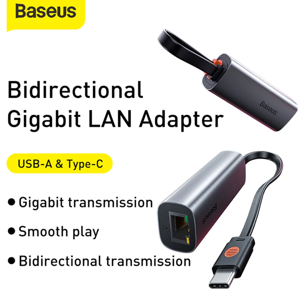 Baseus Gigabit RJ45 Lan USB-A and Type-C Adapter  – 220829_7